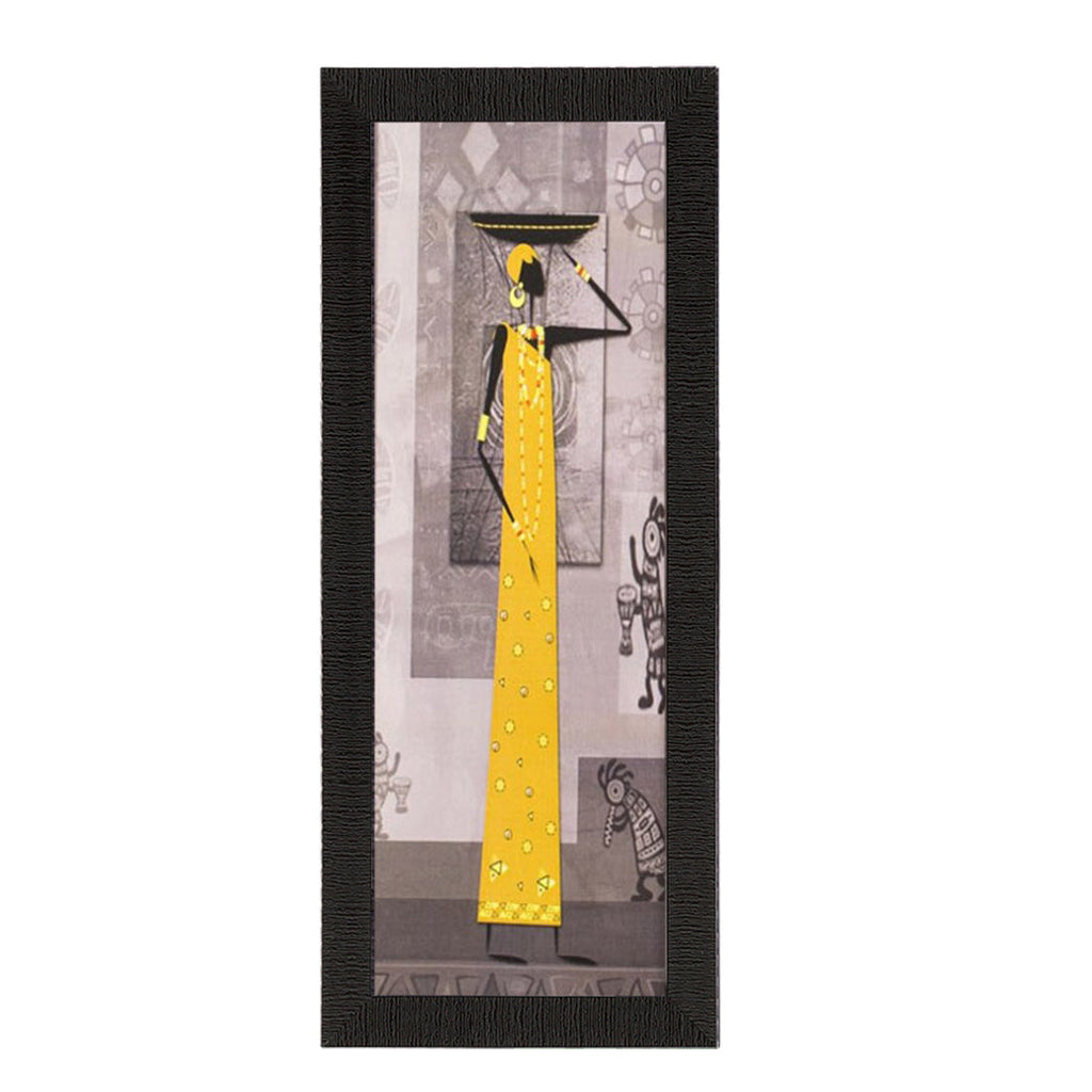 Abstract Figurine Satin Matt Texture UV Art Painting Kafalo