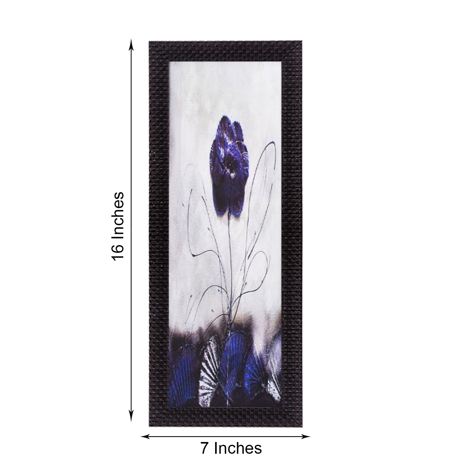 Abstract Flower Satin Matt Texture UV Art Painting Kafalo