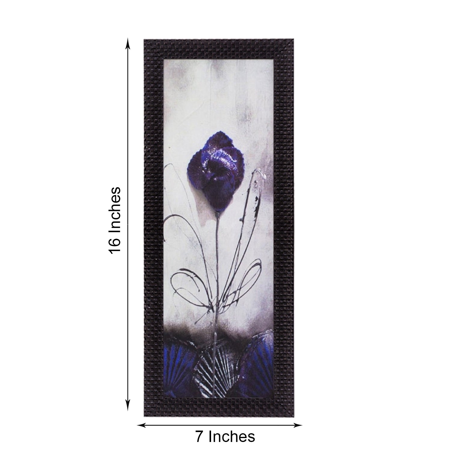 Abstract Flower Satin Matt Texture UV Art Painting Kafalo