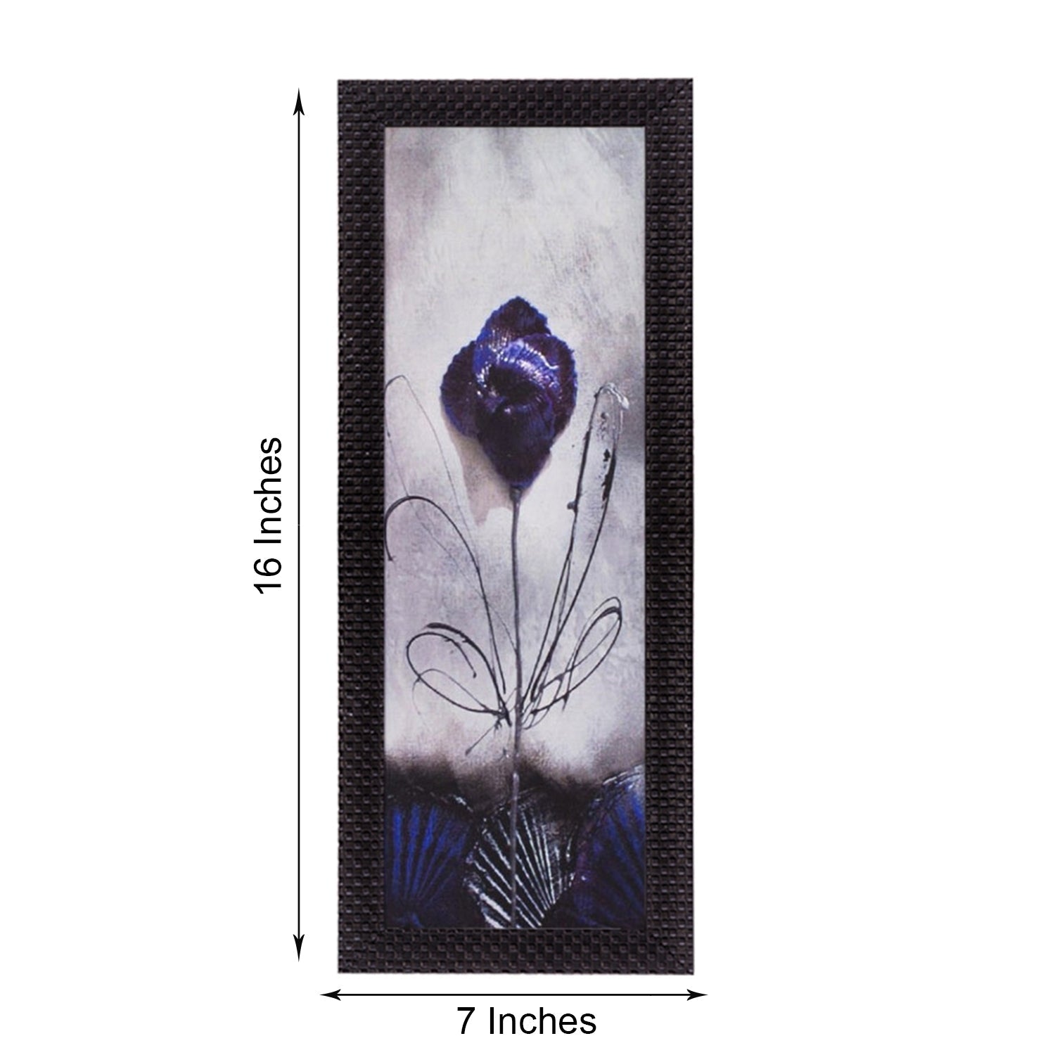Abstract Flower Satin Matt Texture UV Art Painting Kafalo