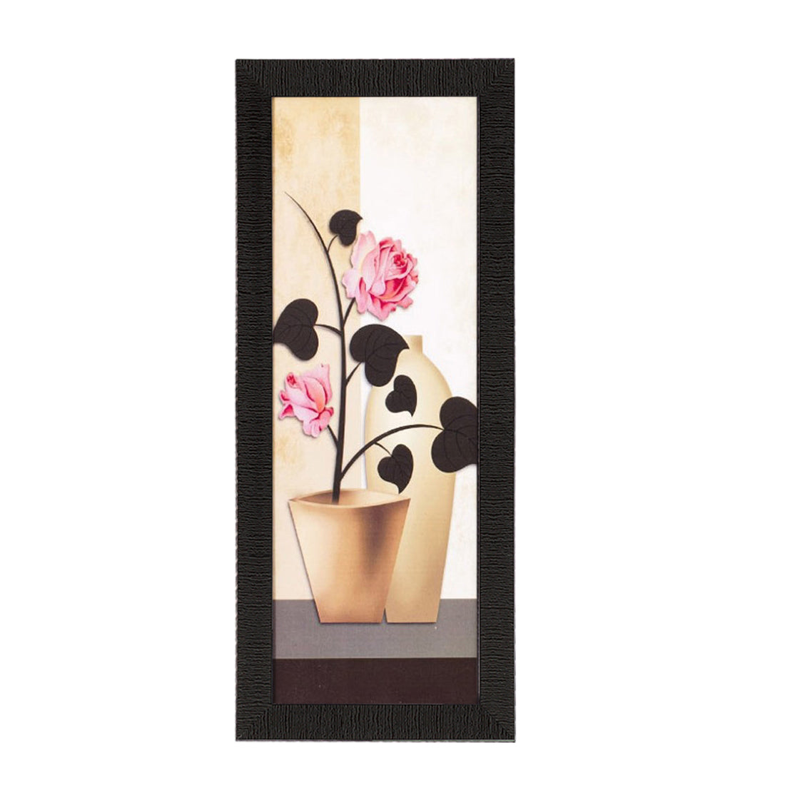 Vase & Flower Satin Matt Texture UV Art Painting Kafalo