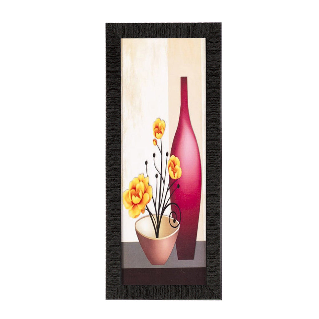 Abstract Red Vase Satin Matt Texture UV Art Painting Kafalo