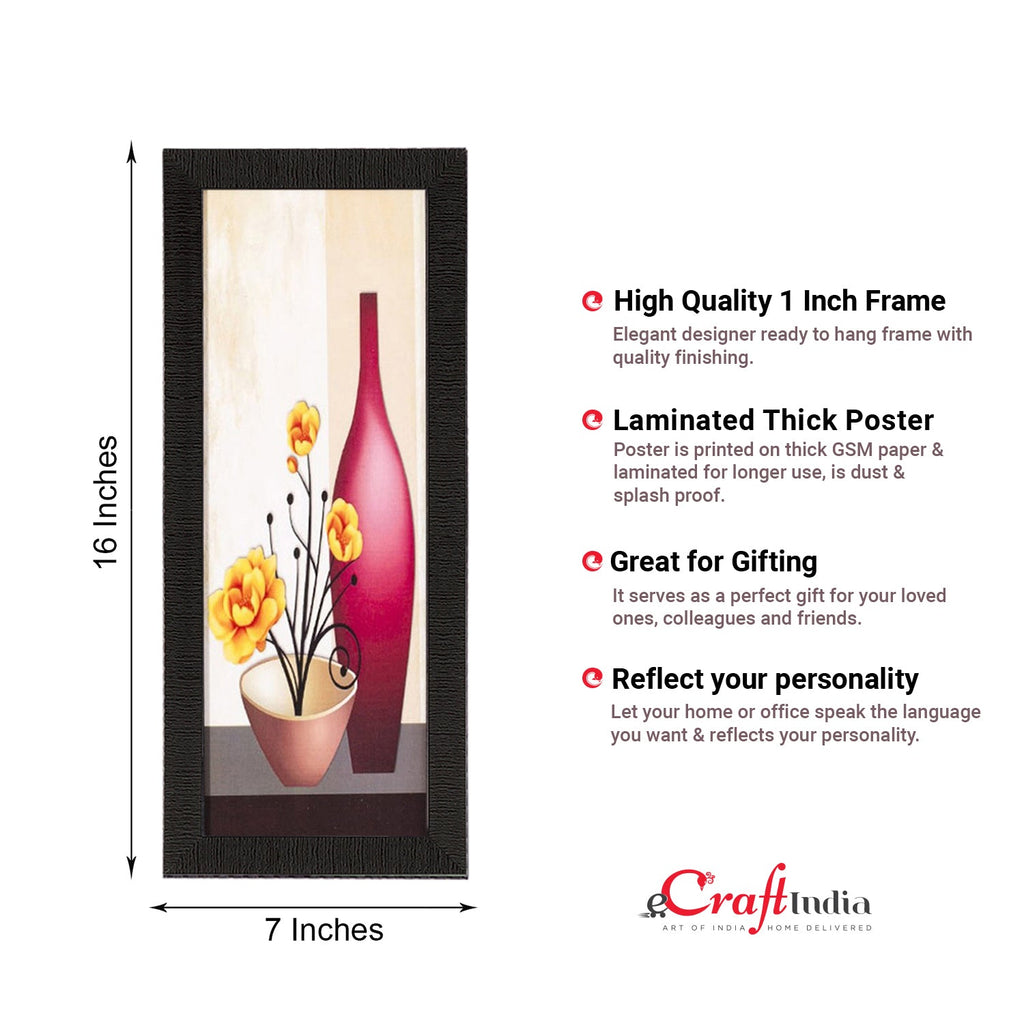 Abstract Red Vase Satin Matt Texture UV Art Painting Kafalo