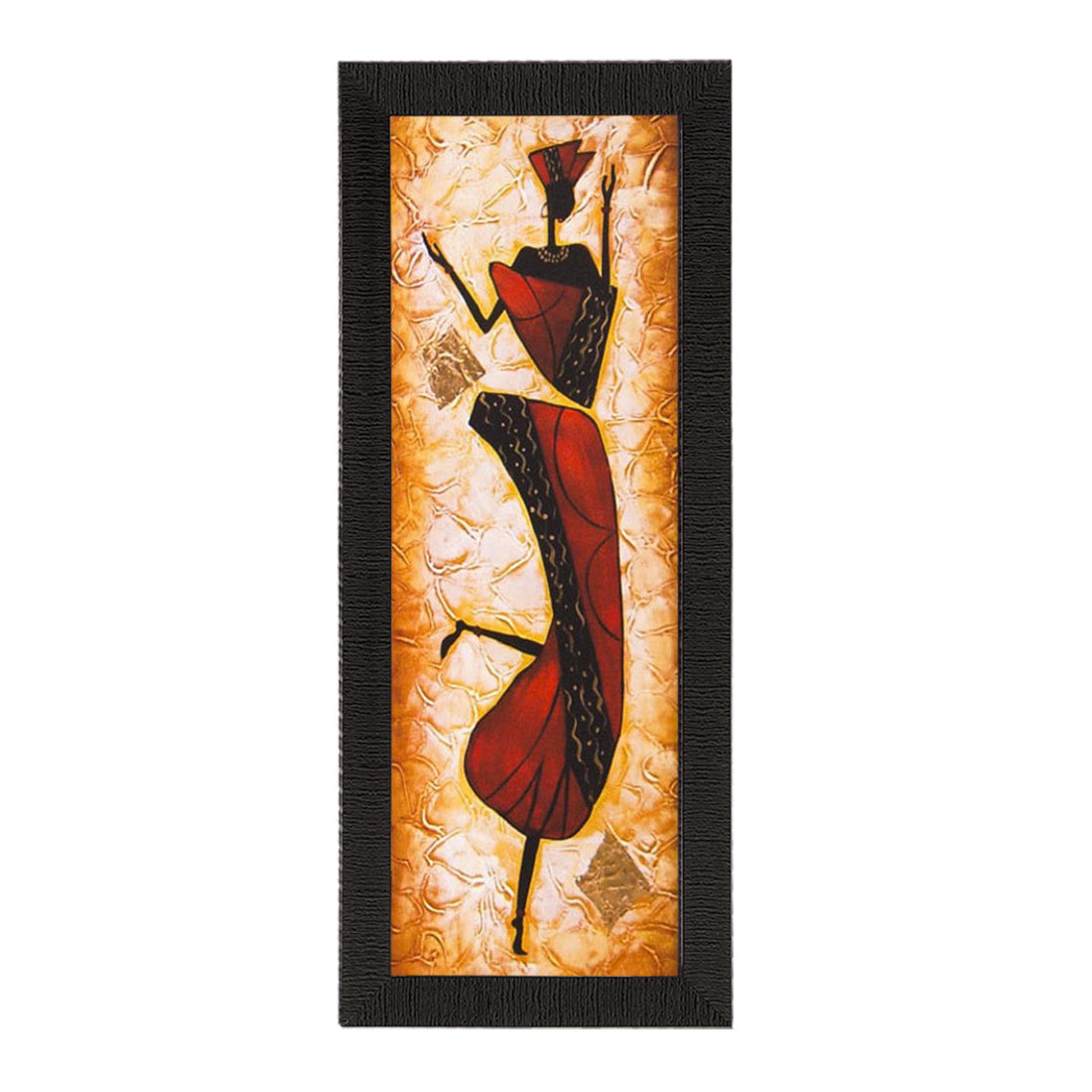 Abstract Woman Figurine Satin Matt Texture UV Art Painting Kafalo