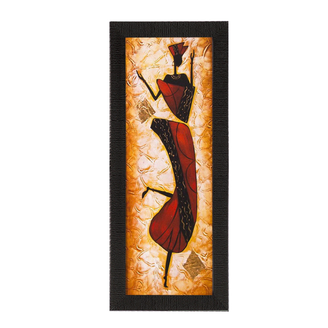 Abstract Tribal Woman Satin Matt Texture UV Art Painting Kafalo