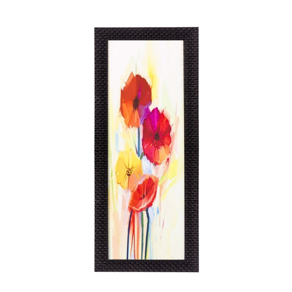 Abstract Colorful Flowers Satin Matt Texture UV Art Painting Kafalo