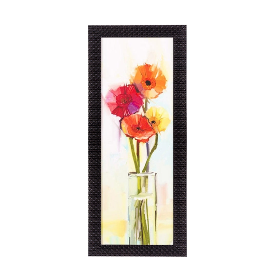 Abstract Colorful Flowers Satin Matt Texture UV Art Painting Kafalo