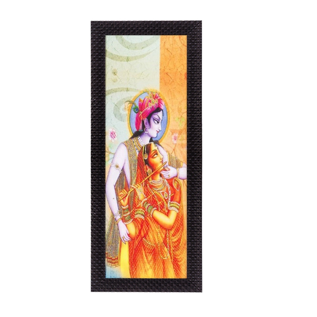Lord Radha & Krishna Satin Matt Texture UV Art Painting Kafalo