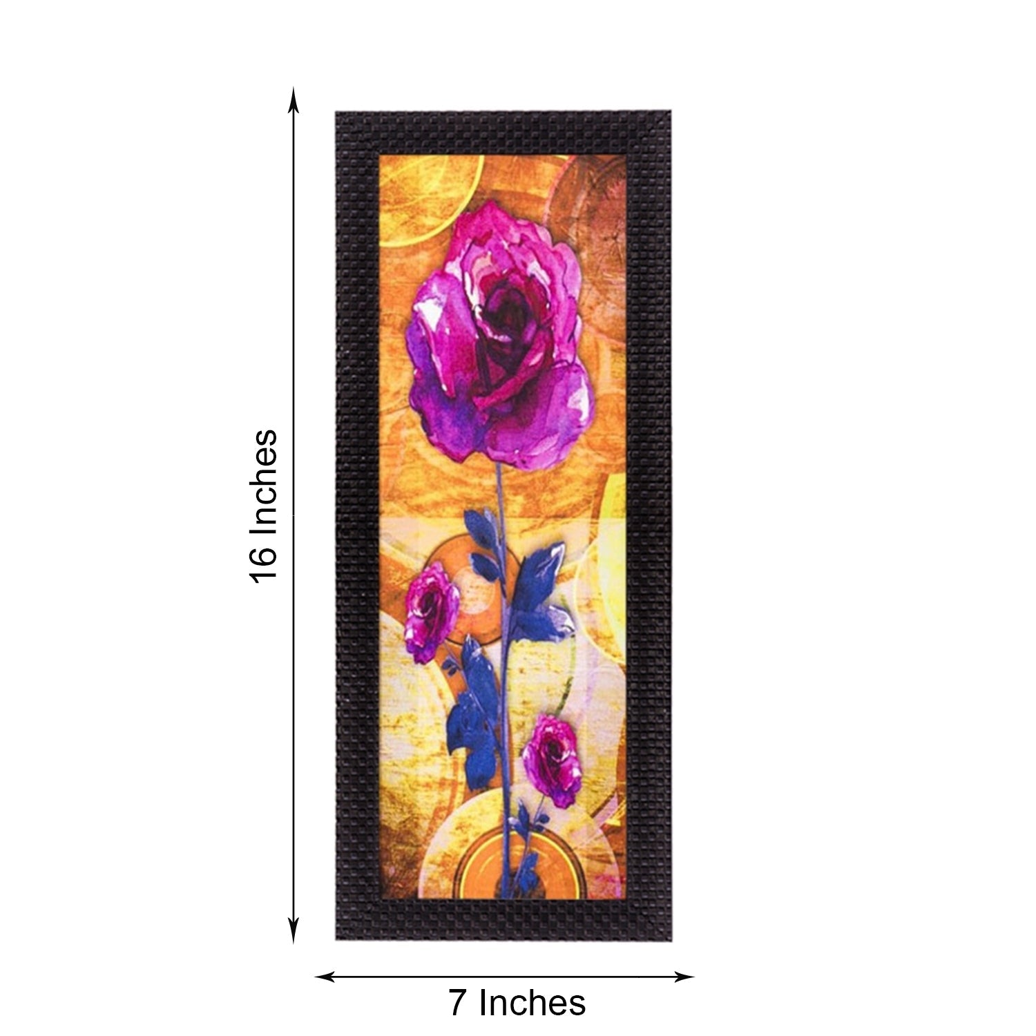 Abstract Colorful Flower Satin Matt Texture UV Art Painting Kafalo