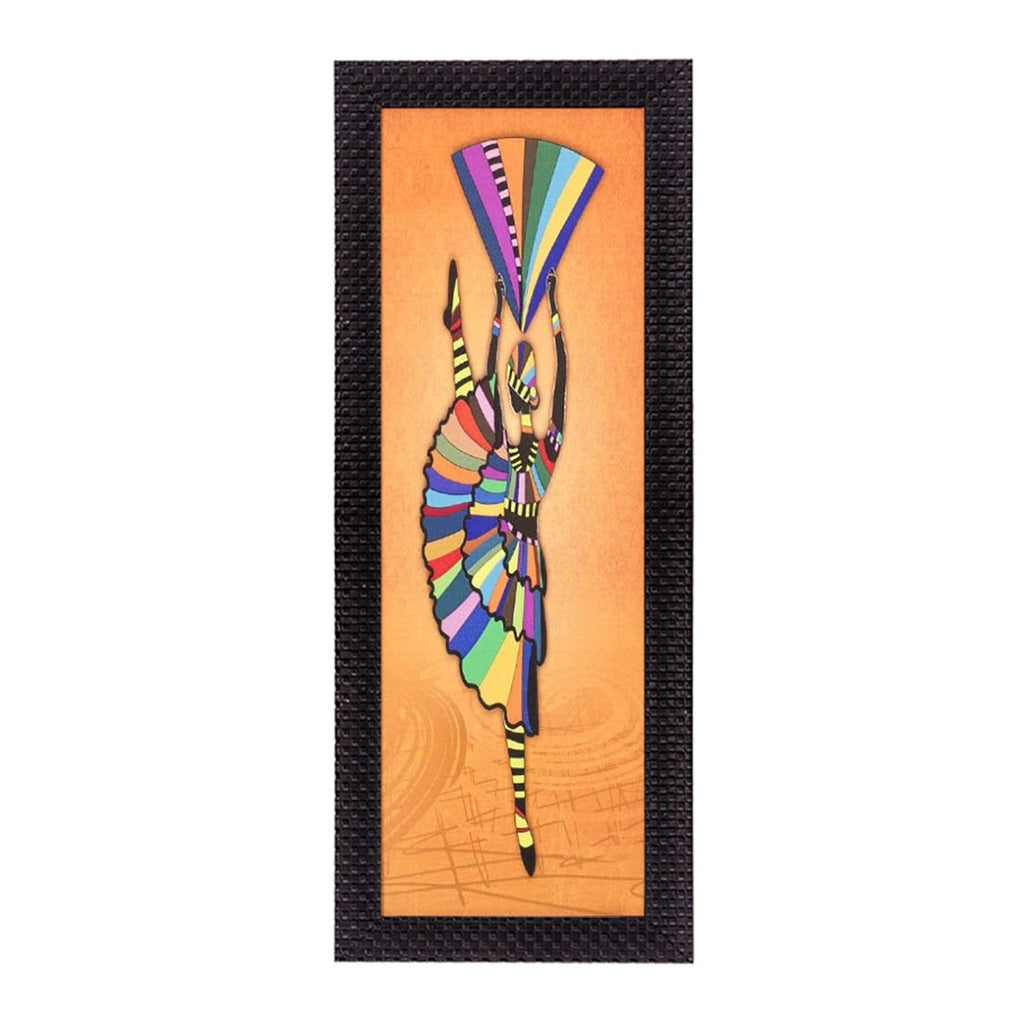 Abstract Dance Figurine Satin Matt Texture UV Art Painting Kafalo