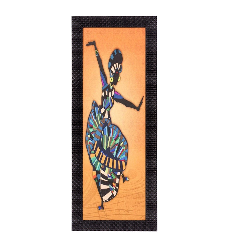 Abstract Dancing Woman Satin Matt Texture UV Art Painting Kafalo