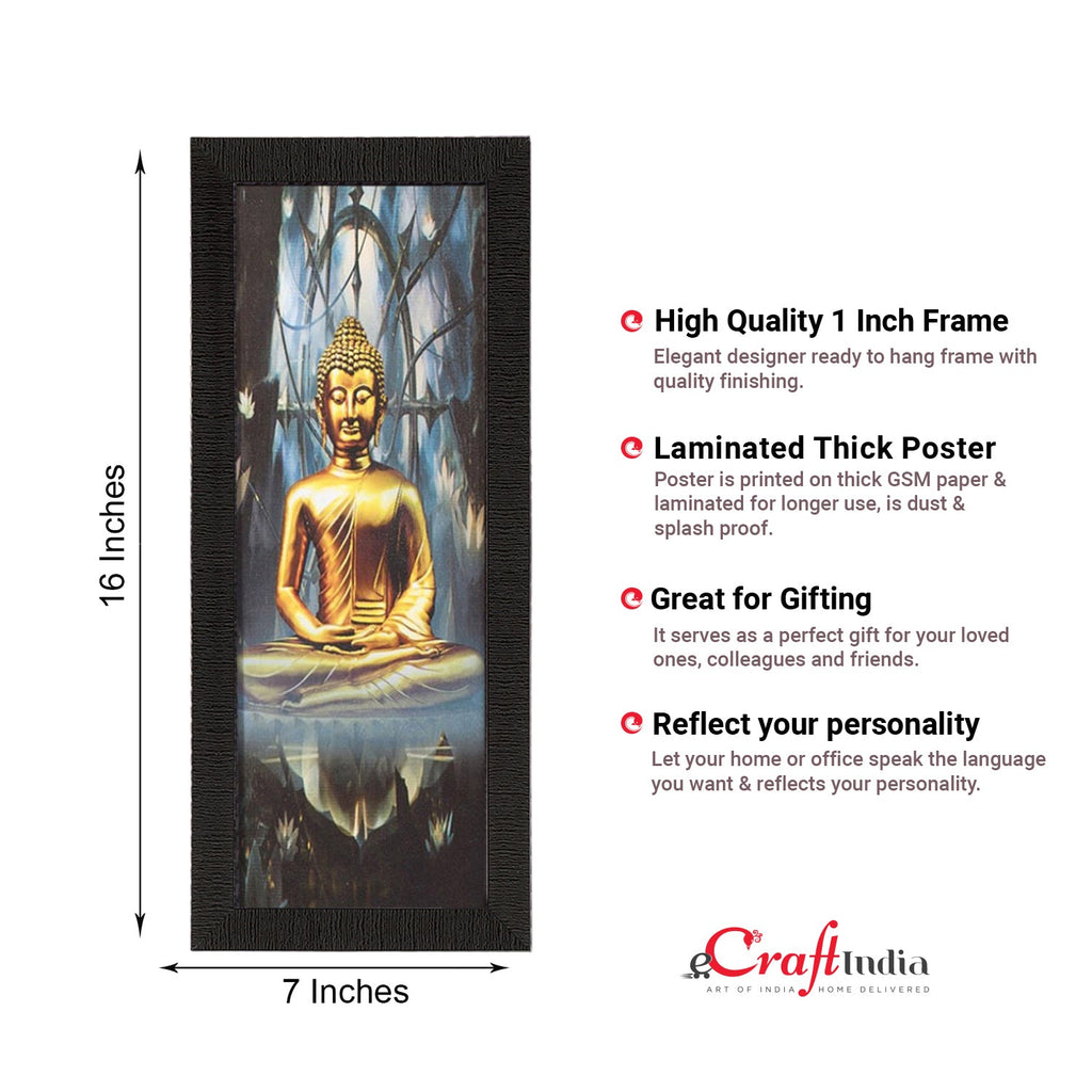 Lord Buddha Painting Digital Printed Religious Wall Art Kafalo