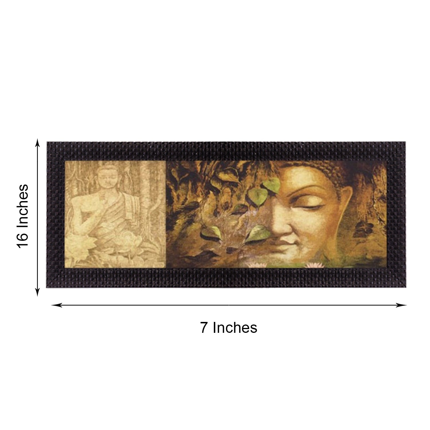 Great Lord Buddha Satin Matt Texture UV Art Painting Kafalo
