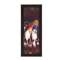 Musical Radha Krishna Satin Matt Texture UV Art Painting Kafalo