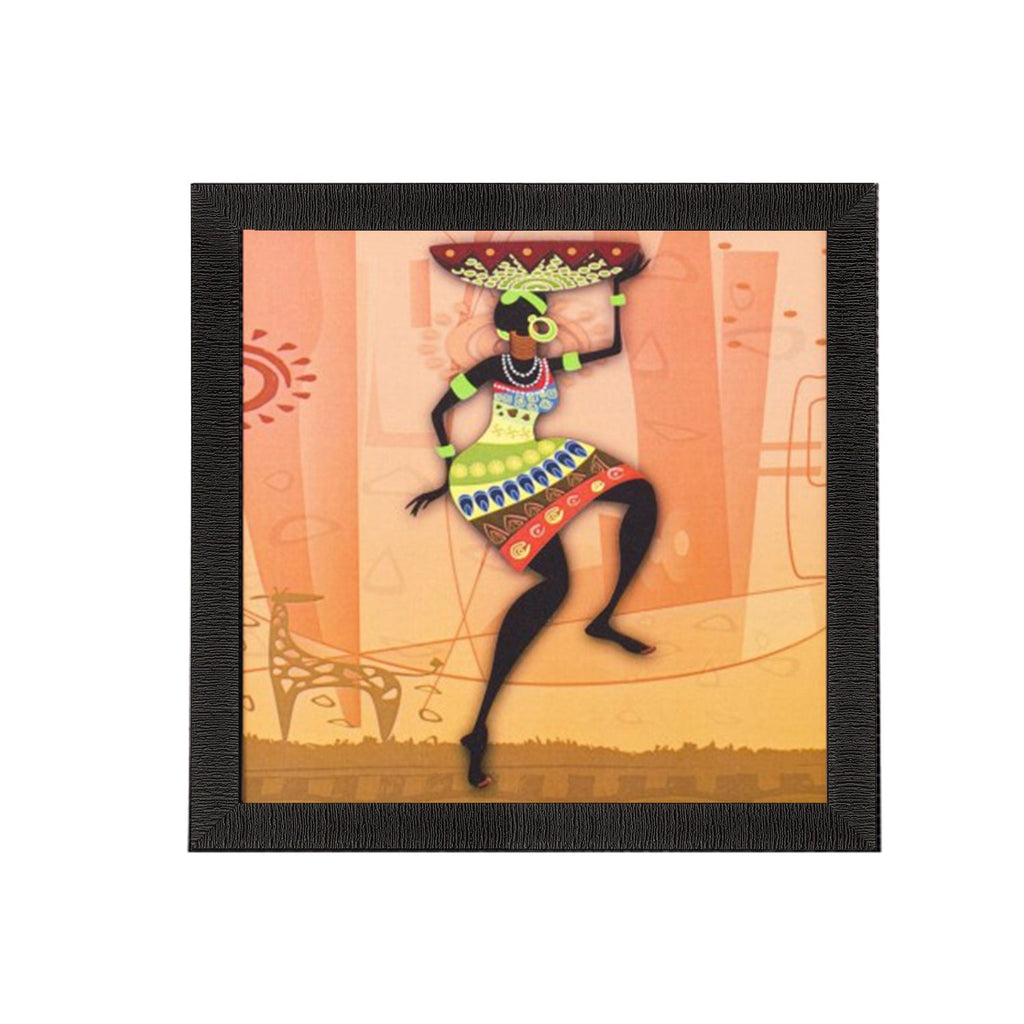 Dancing Woman Satin Matt Texture UV Art Painting Kafalo