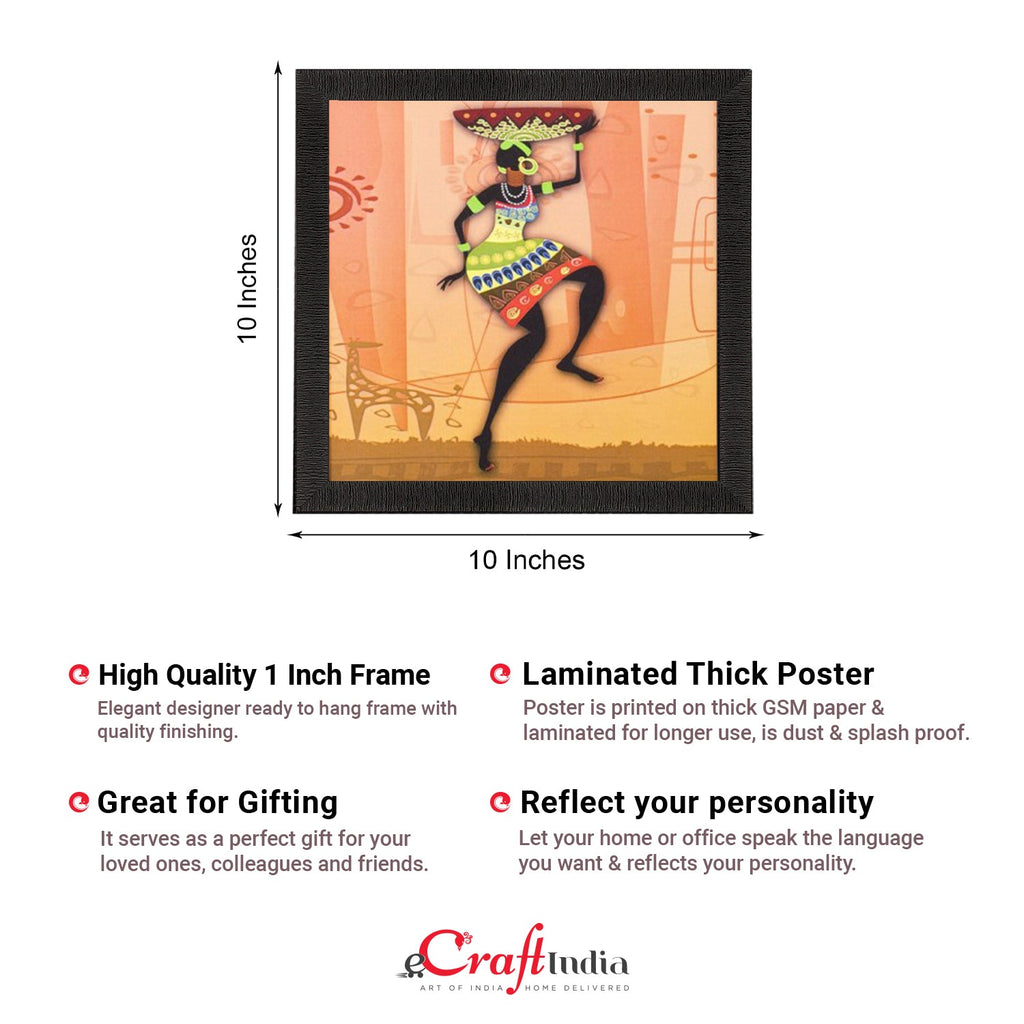 Dancing Woman Satin Matt Texture UV Art Painting Kafalo