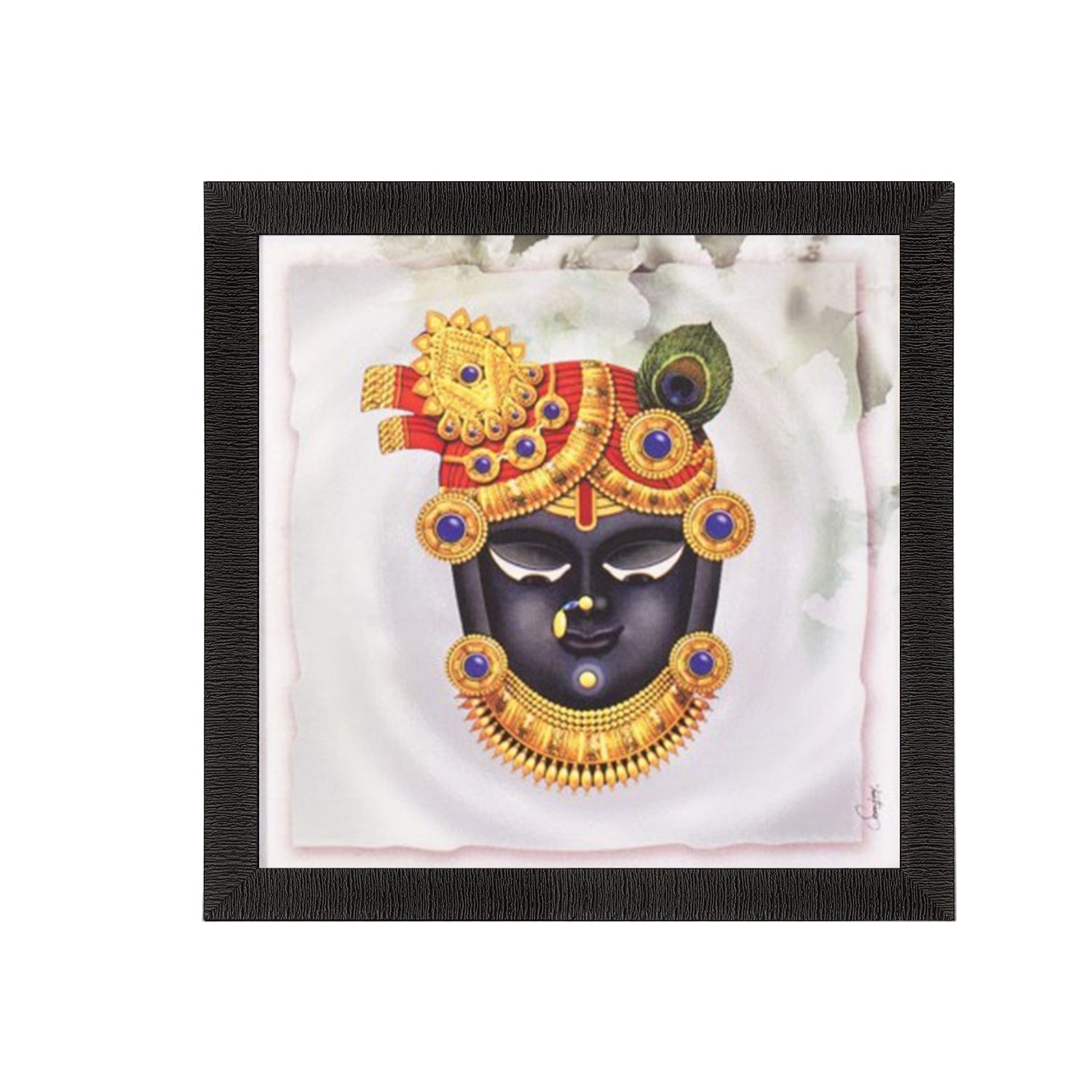 Lord Shreenathji Satin Matt Texture UV Art Painting Kafalo