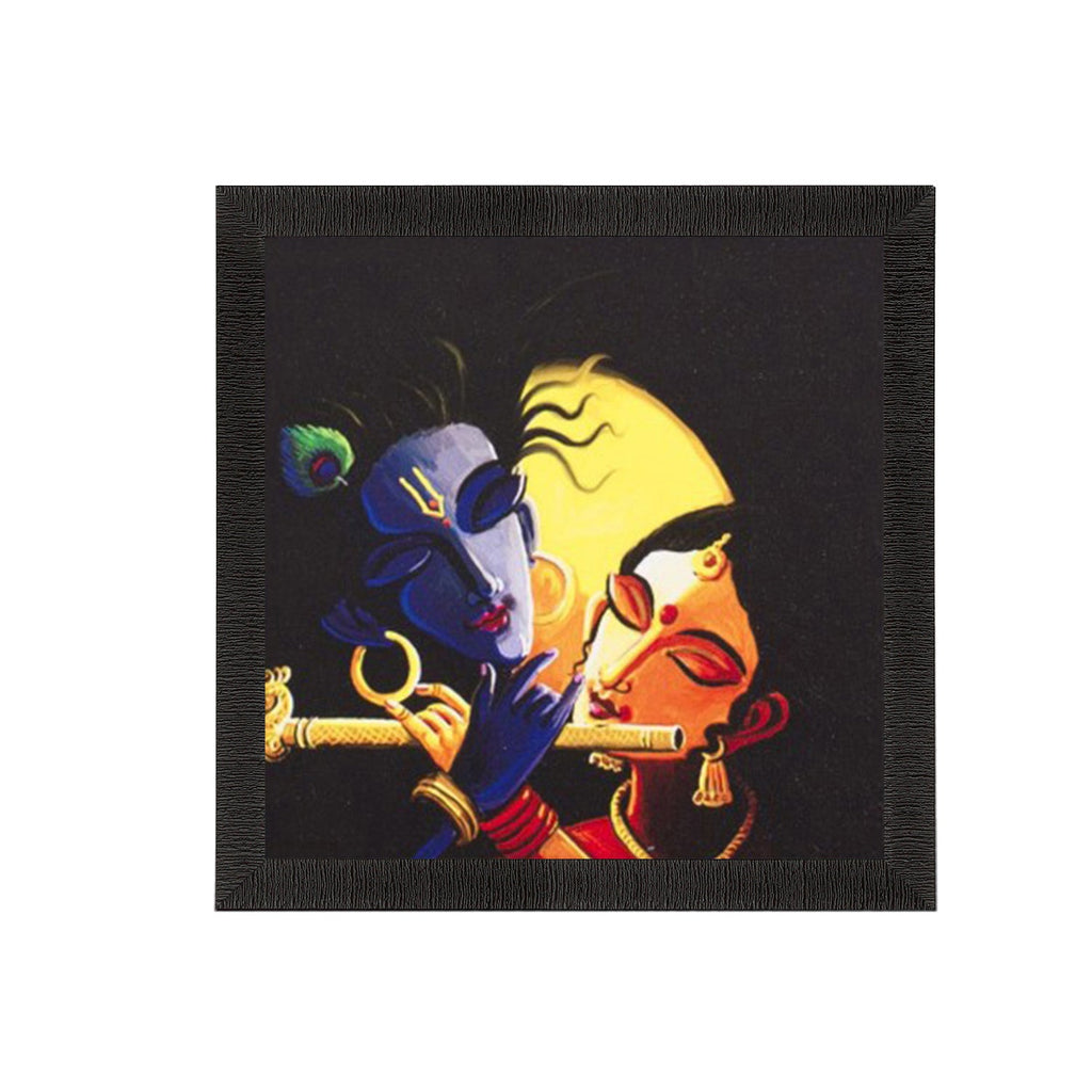 Adorable Radha Krishna Painting Digital Printed Religious Wall Art Kafalo