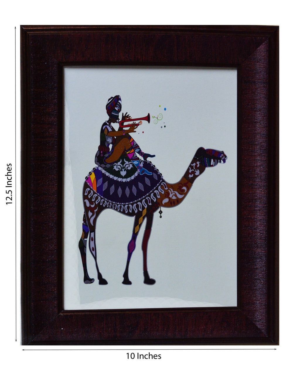 Camel Theme Satin Matt Texture UV Art Painting Kafalo