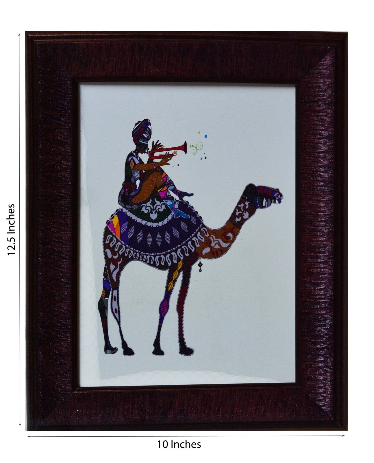 Camel Theme Satin Matt Texture UV Art Painting Kafalo