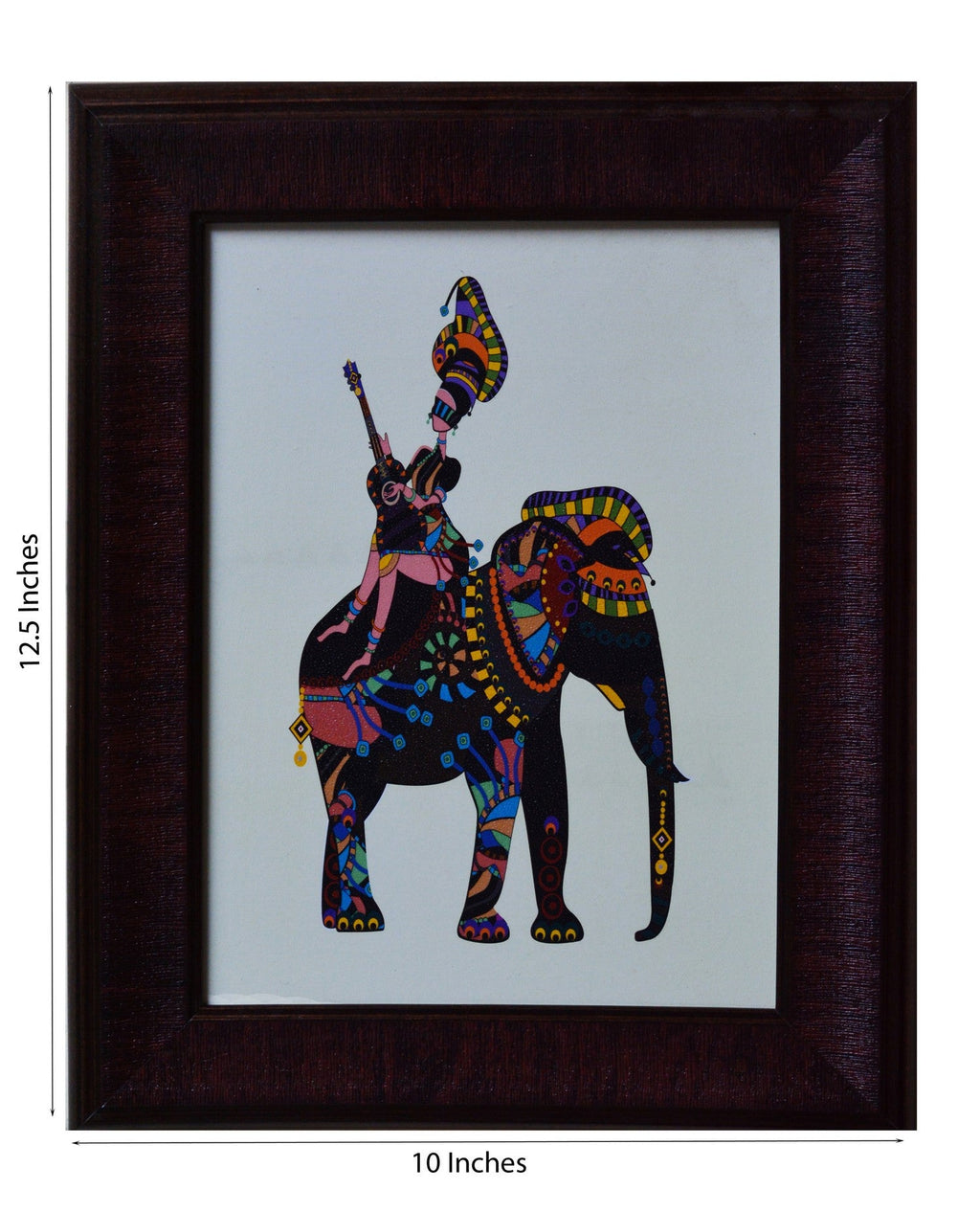 Elephant Theme Satin Matt Texture UV Art Painting Kafalo