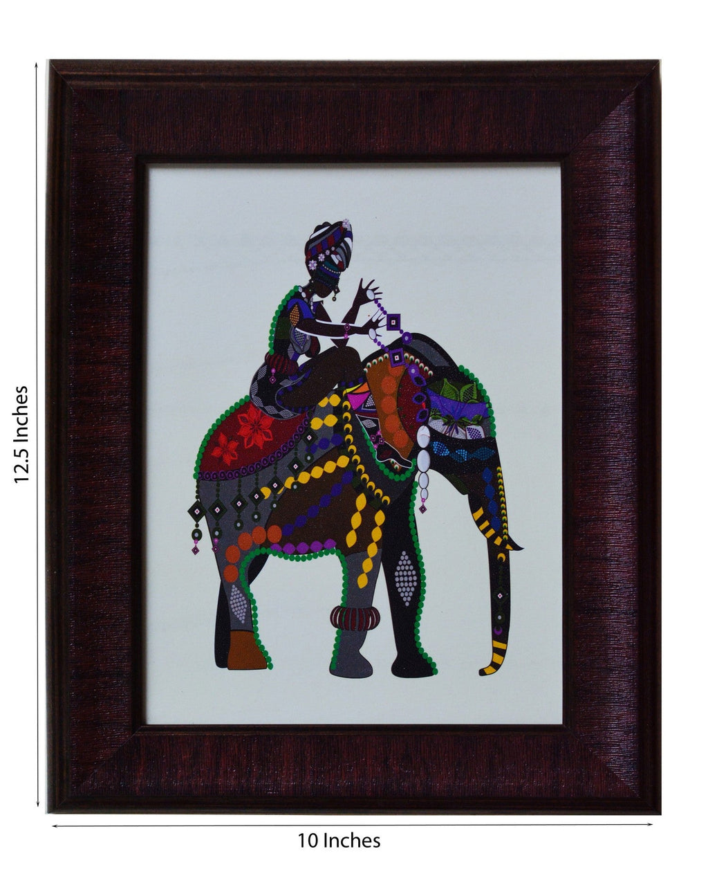 Elephant Theme Satin Matt Texture UV Art Painting Kafalo