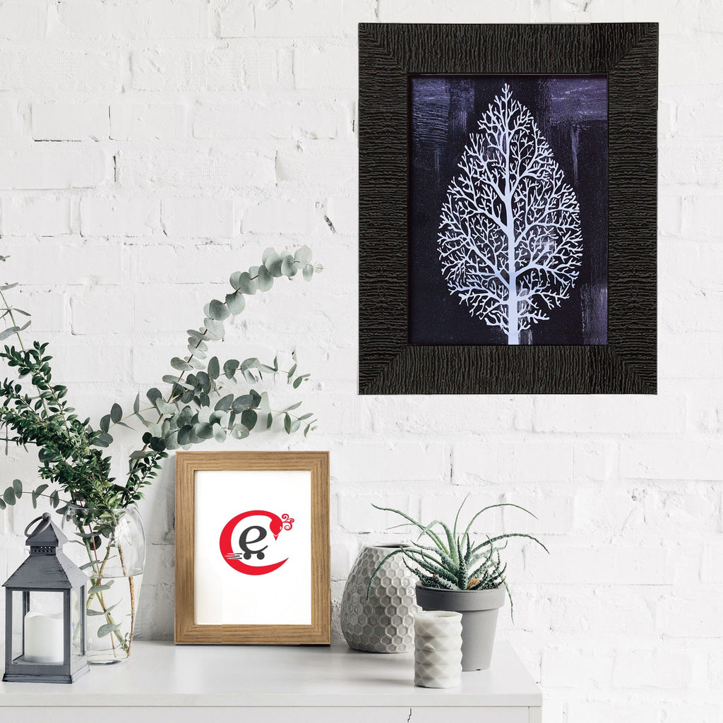 Decorative Leaf Satin Matt Texture UV Art Painting Kafalo