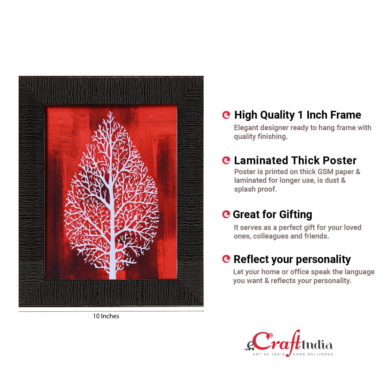 Decorative Leaf Satin Matt Texture UV Art Painting Kafalo