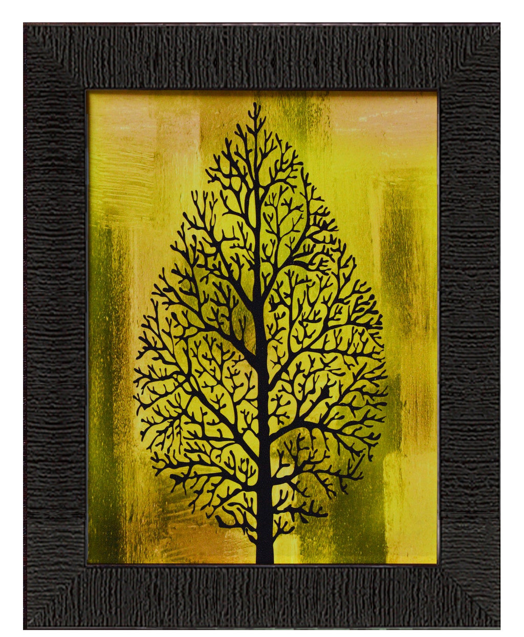 Decorative Leaf Satin Matt Texture UV Art Painting Kafalo