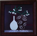Floral Theme Satin Matt Texture UV Art Painting Kafalo