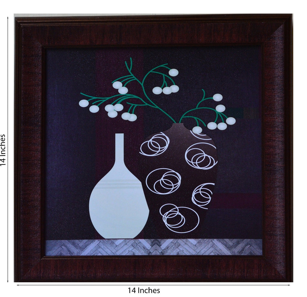 Floral Theme Satin Matt Texture UV Art Painting Kafalo