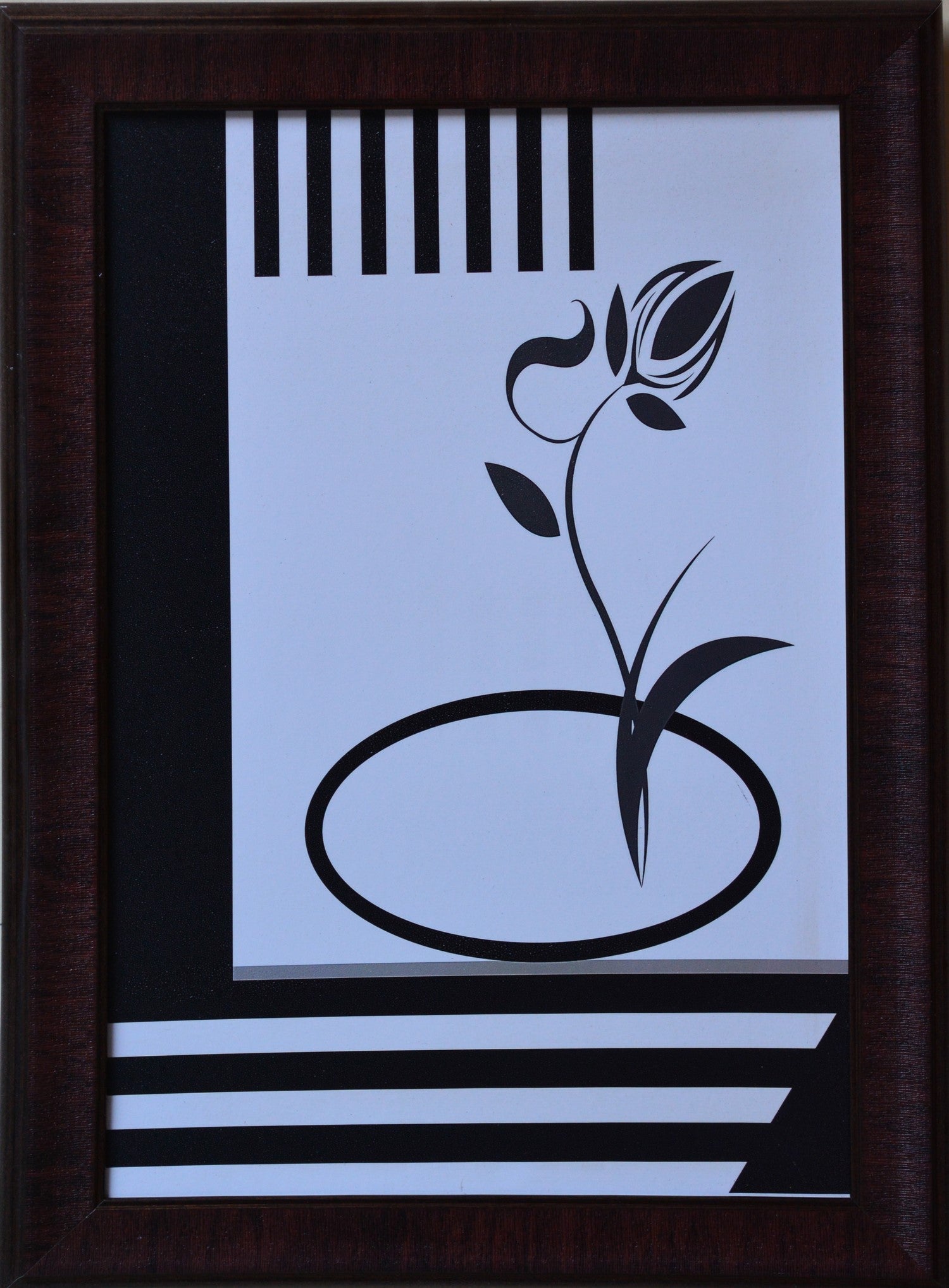 Floral Theme Satin Matt Texture UV Art Painting Kafalo