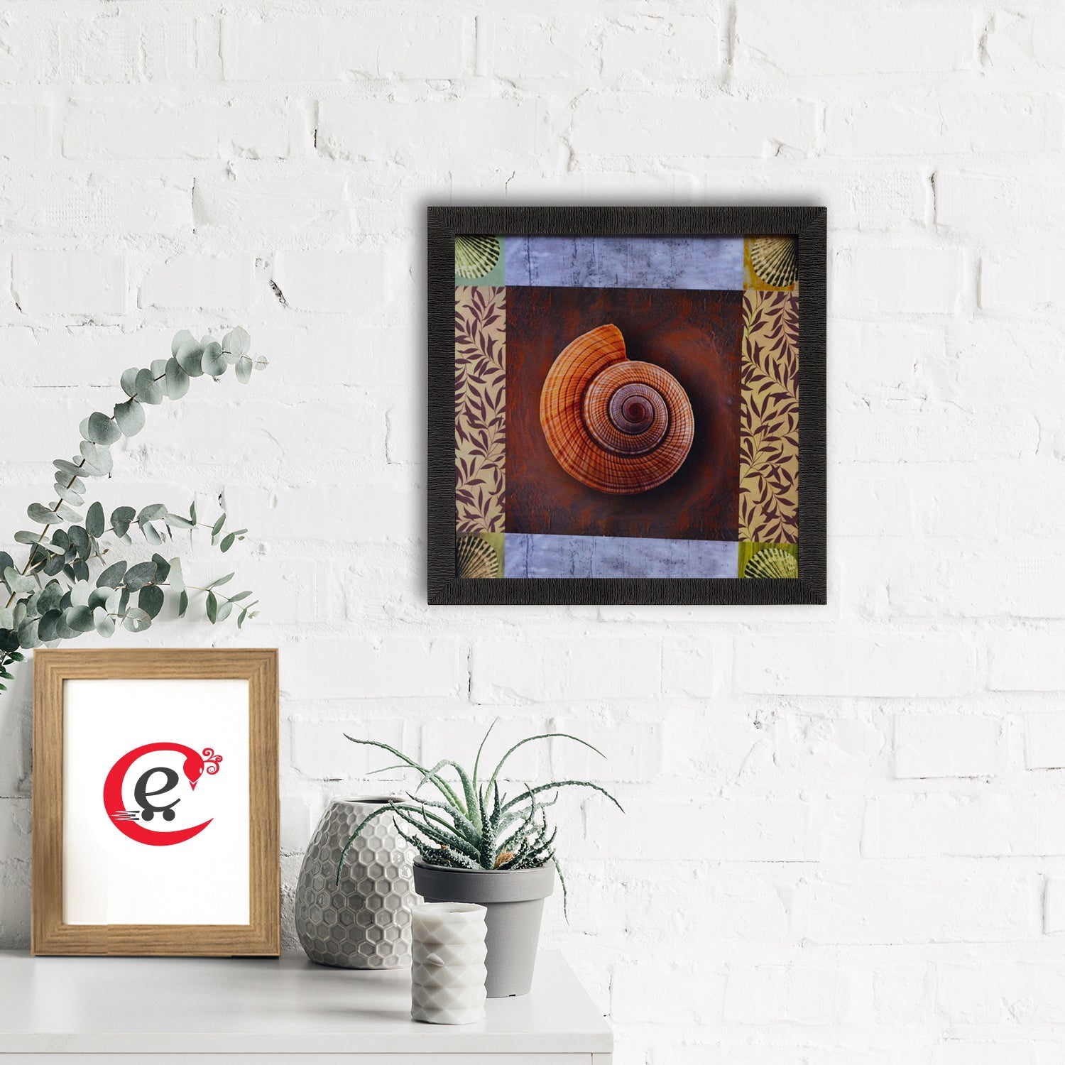 Shell Design Satin Matt Texture UV Art Painting Kafalo