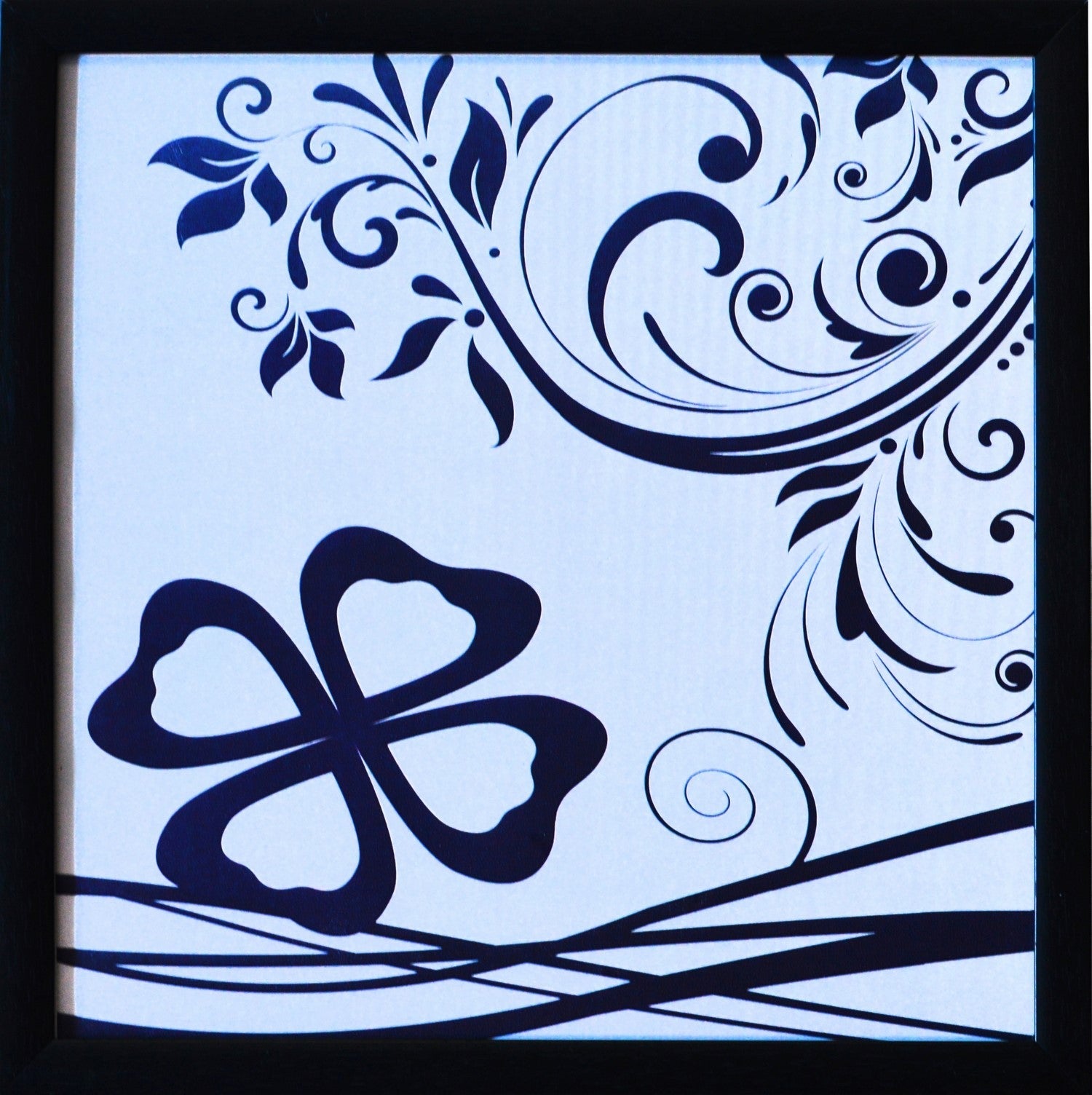 Floral Theme Satin Matt Texture UV Art Painting Kafalo