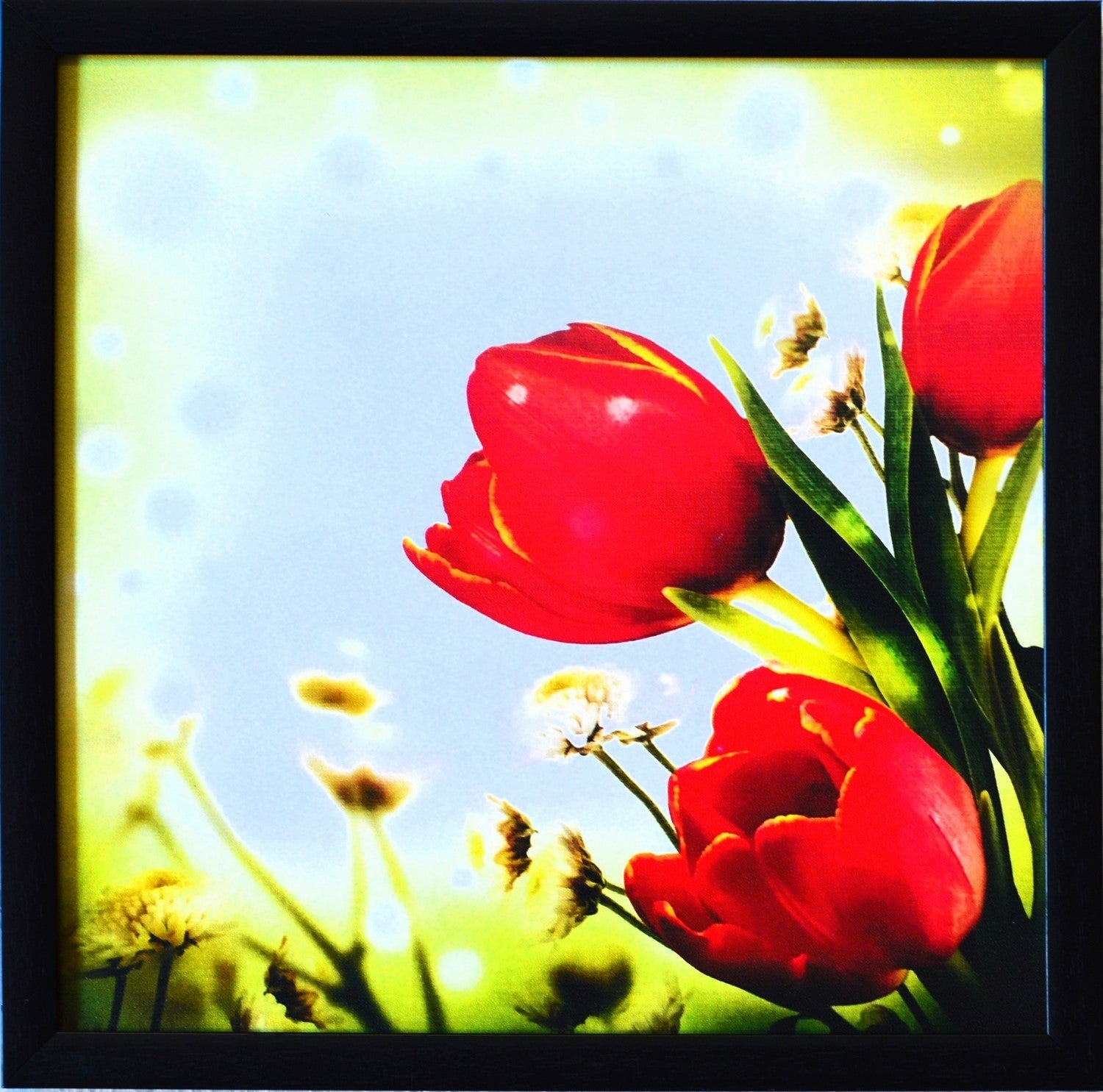 Floral Theme Satin Matt Texture UV Art Painting Kafalo