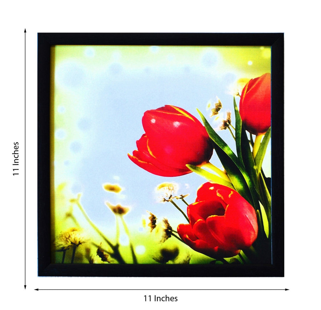 Floral Theme Satin Matt Texture UV Art Painting Kafalo