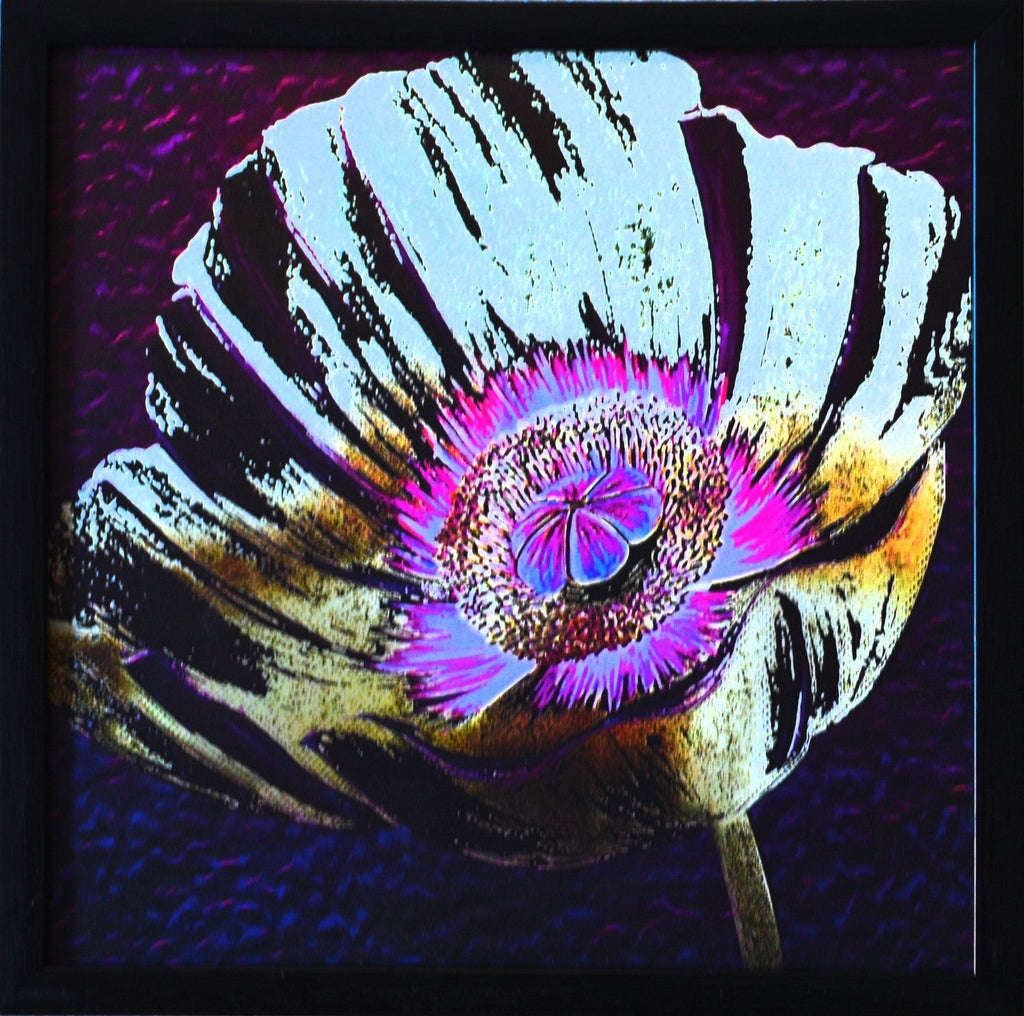 Floral Theme Satin Matt Texture UV Art Painting Kafalo