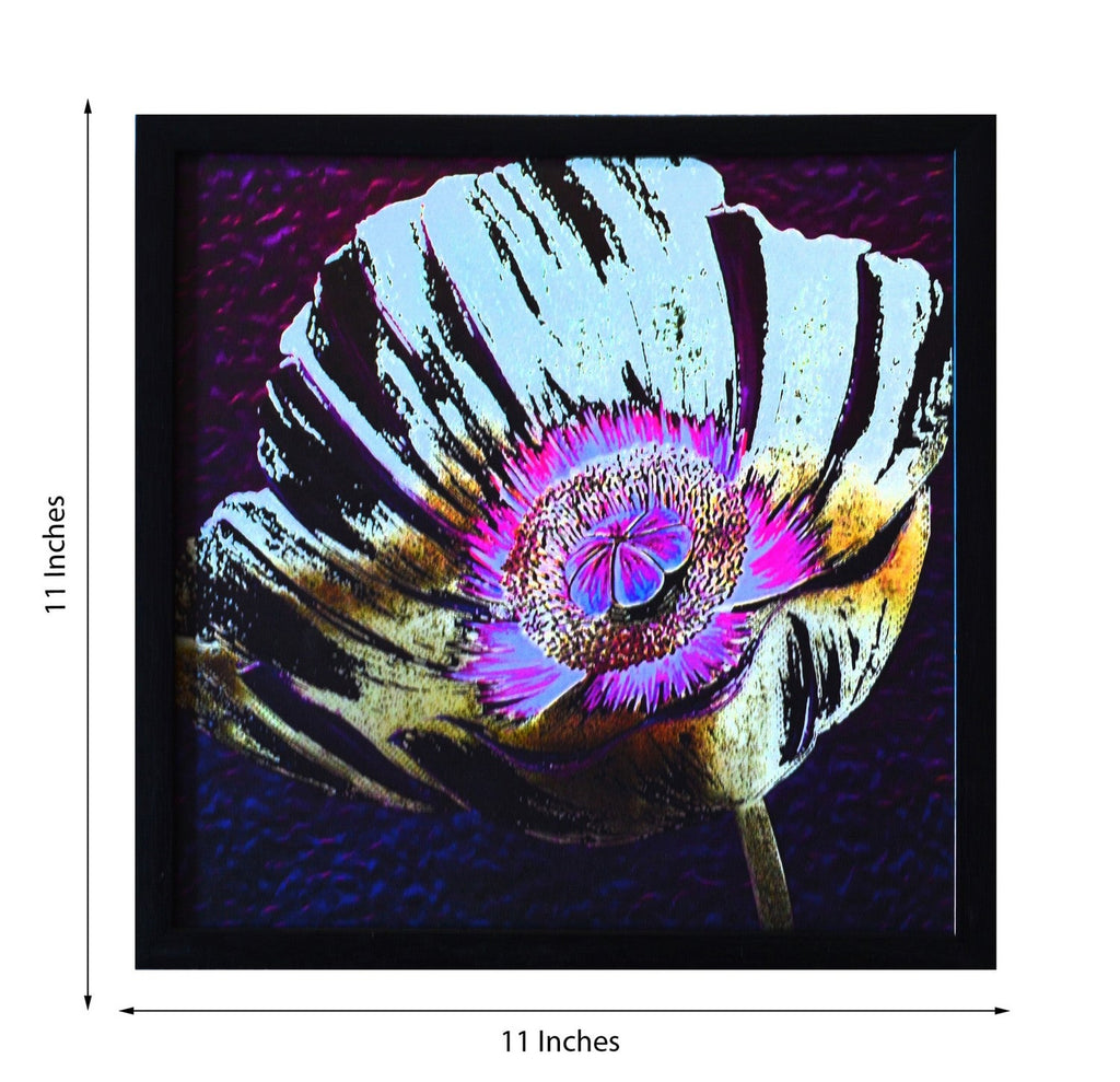 Floral Theme Satin Matt Texture UV Art Painting Kafalo
