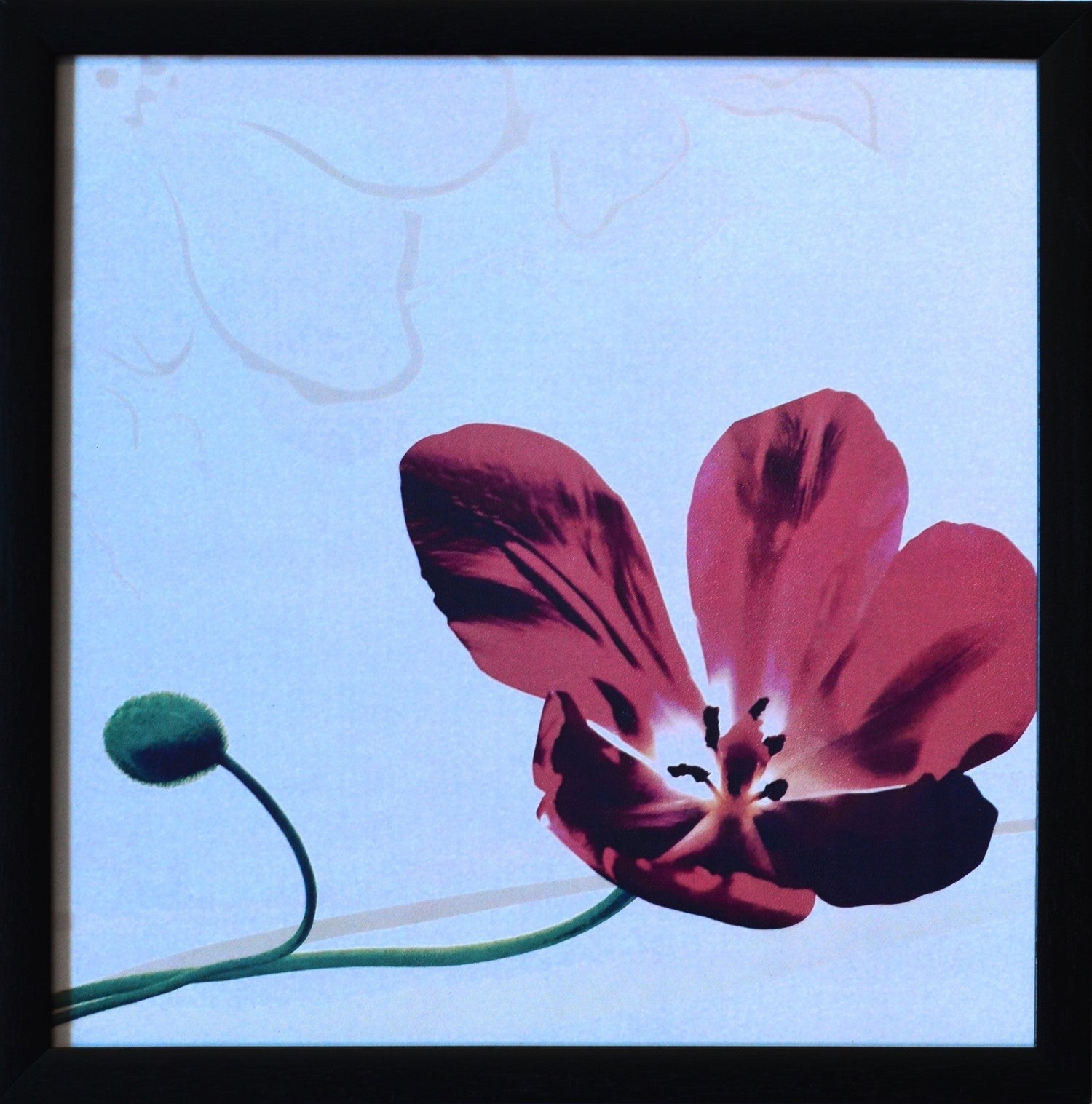 Floral Theme Satin Matt Texture UV Art Painting Kafalo