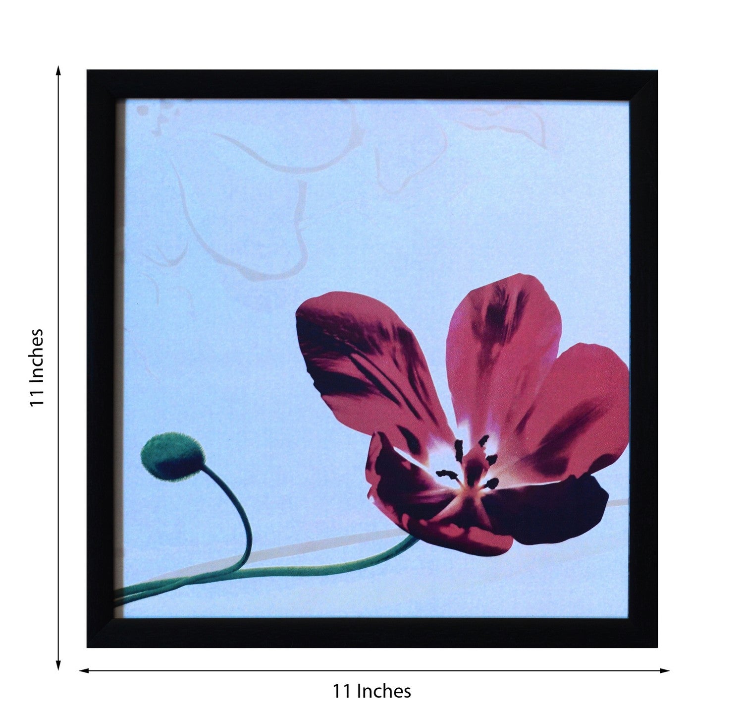 Floral Theme Satin Matt Texture UV Art Painting Kafalo