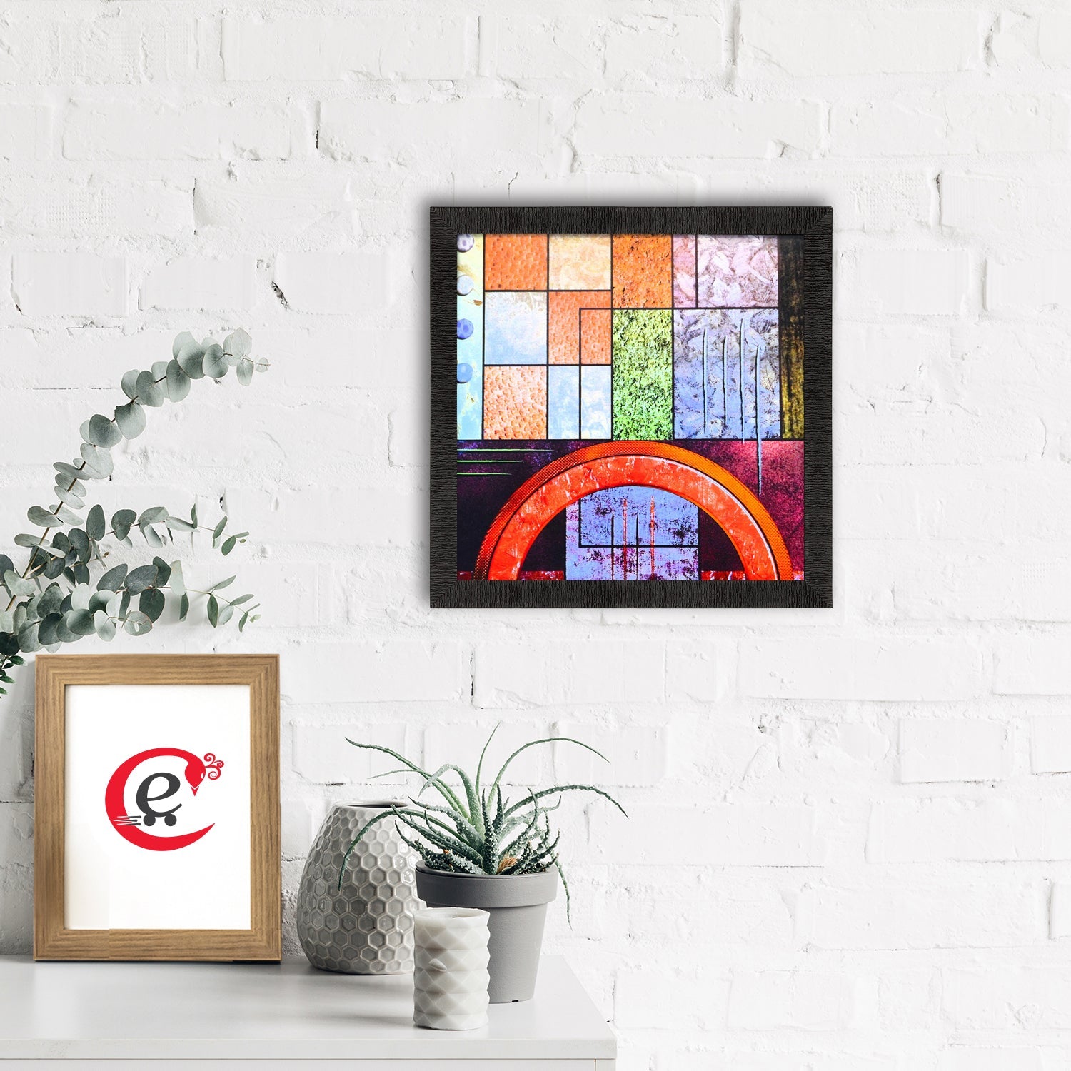 Abstract Theme Satin Matt Texture UV Art Painting Kafalo