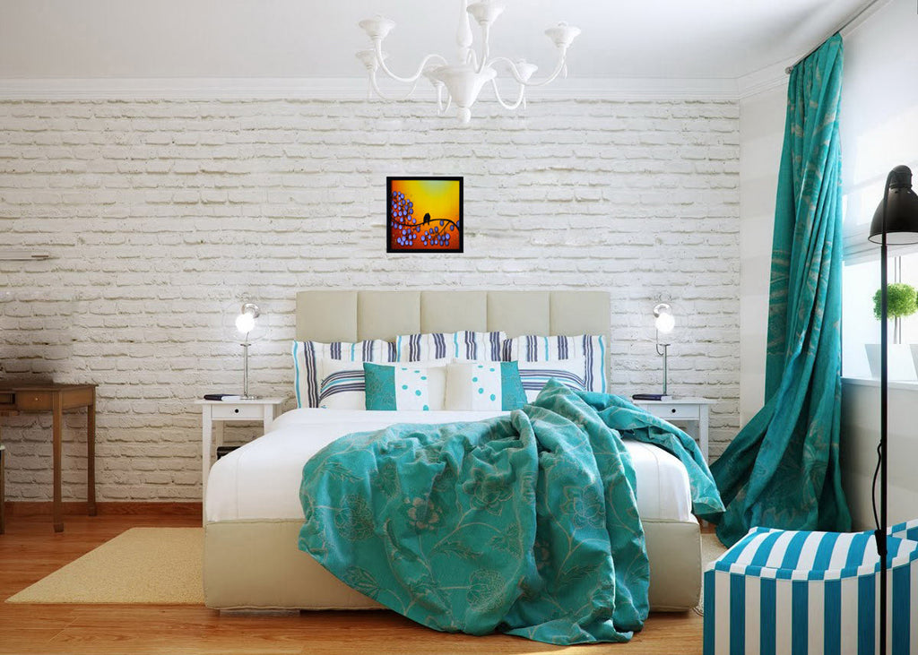 Floral Theme Satin Matt Texture UV Art Painting Kafalo