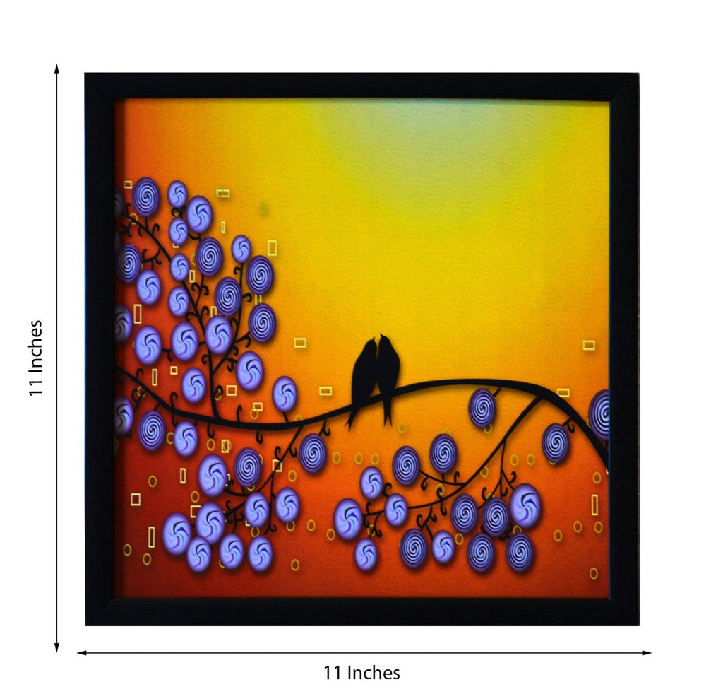 Floral Theme Satin Matt Texture UV Art Painting Kafalo