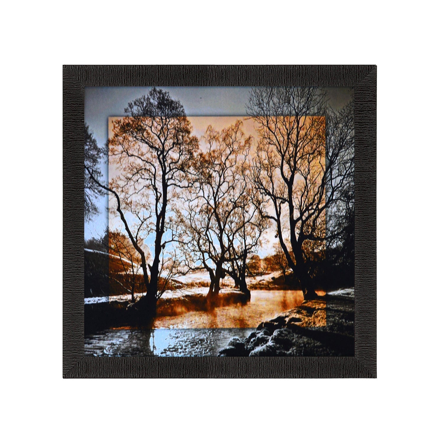 Scenery View Satin Matt Texture UV Art Painting Kafalo
