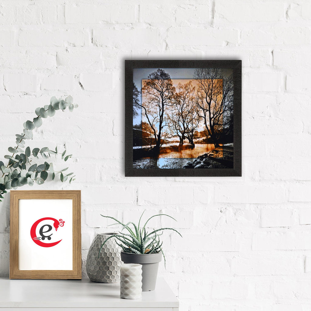 Scenery View Satin Matt Texture UV Art Painting Kafalo