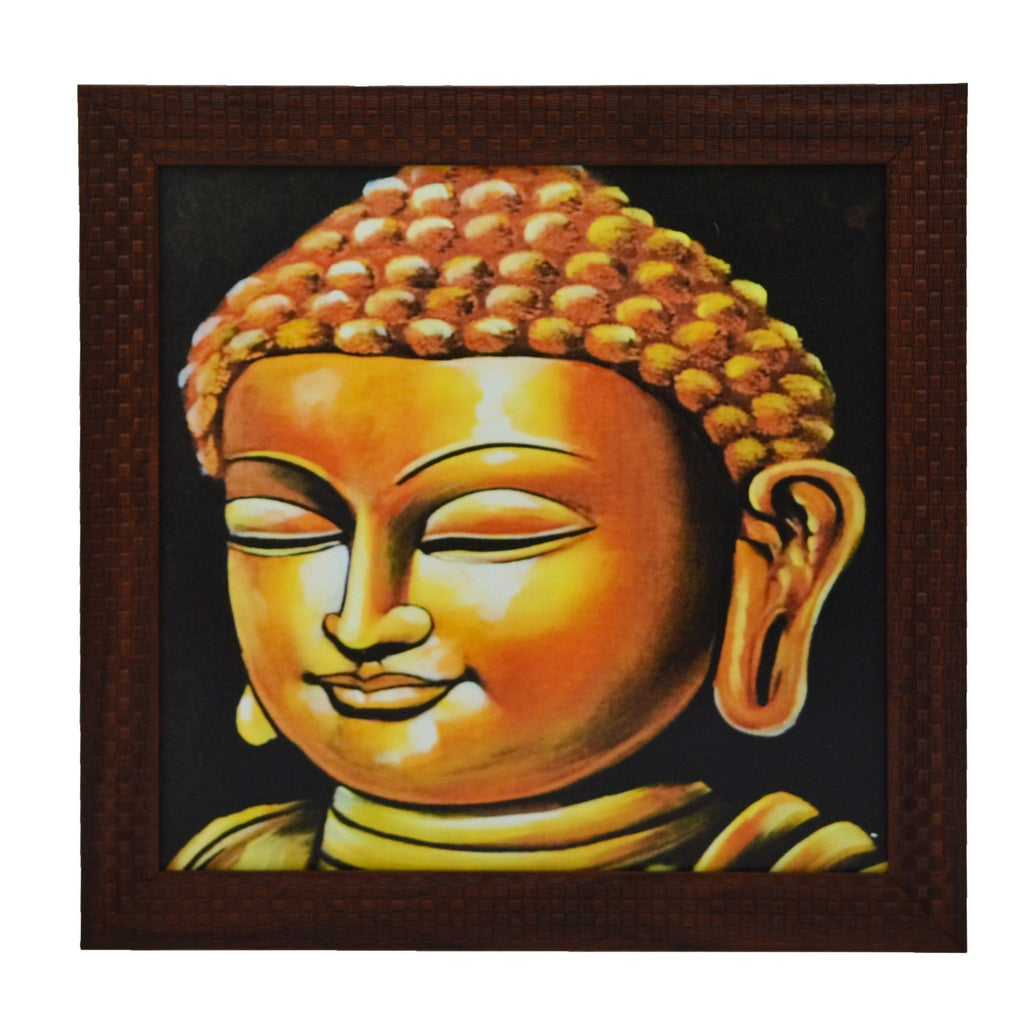 Lord Buddha Design Satin Matt Texture UV Art Painting Kafalo