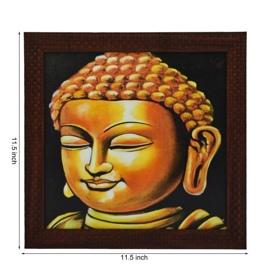 Lord Buddha Design Satin Matt Texture UV Art Painting Kafalo