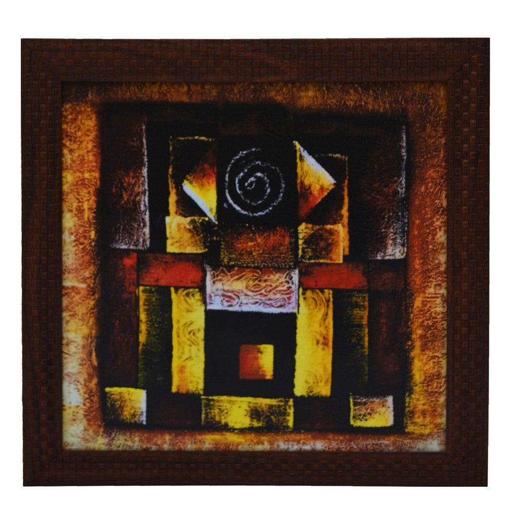 Abstract Design Satin Matt Texture UV Art Painting Kafalo