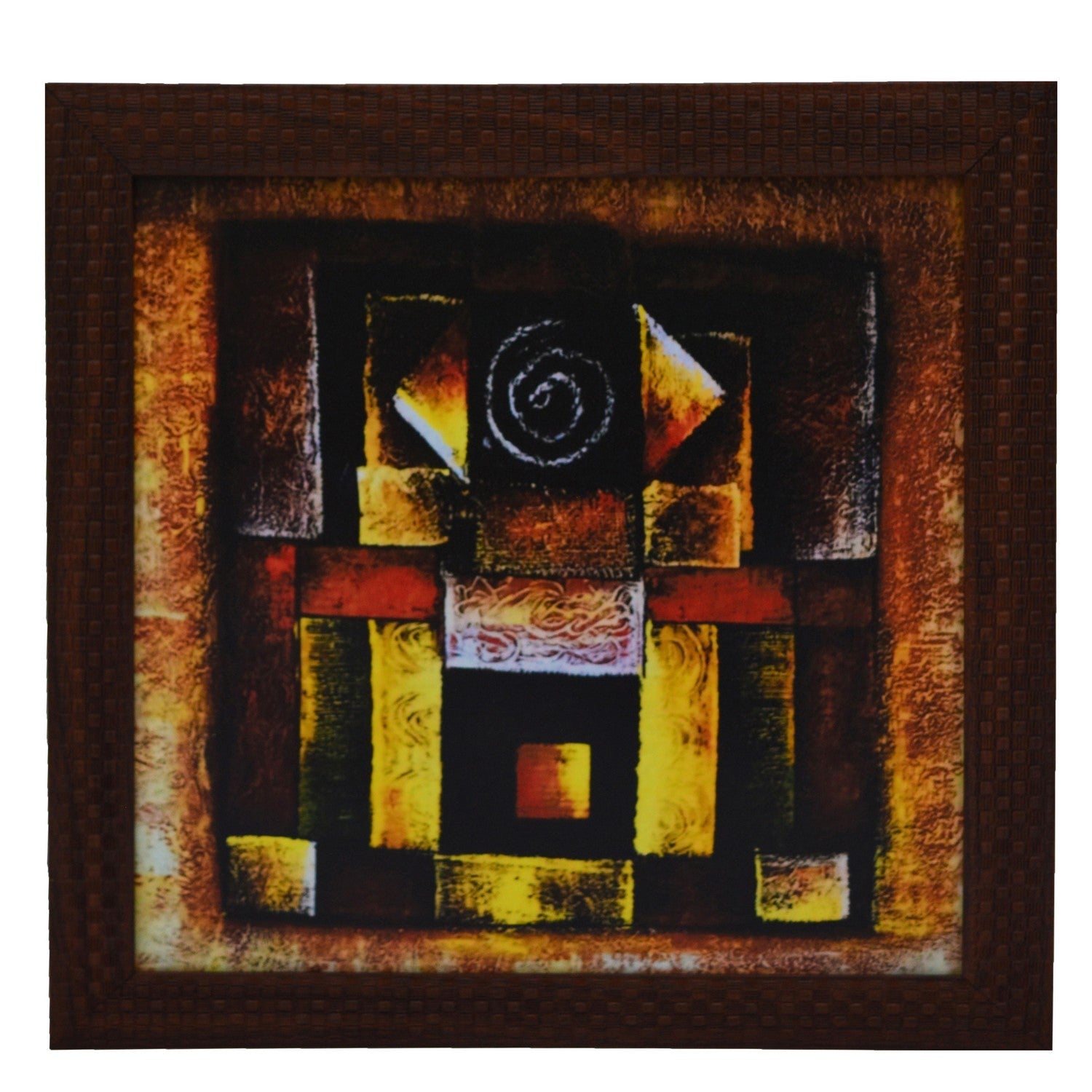 Abstract Design Satin Matt Texture UV Art Painting Kafalo