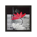 Floral Design Satin Matt Texture UV Art Painting Kafalo